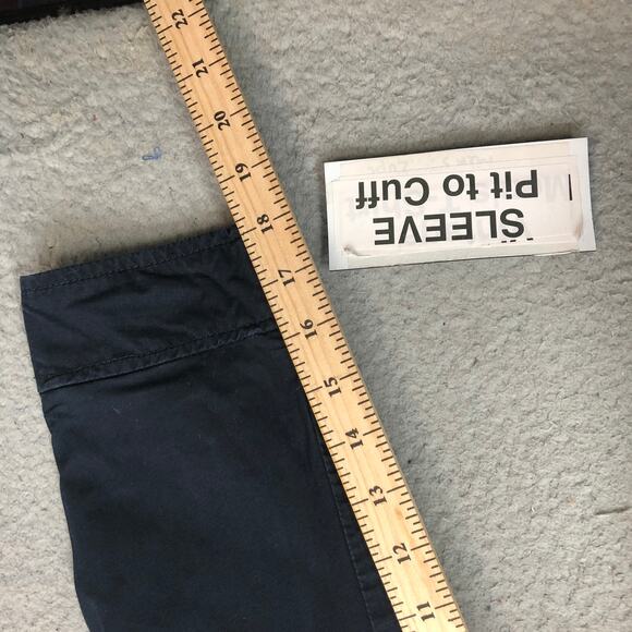 GAP X Industrial Standard Ripstop Military Utility Jacket Hooded Mens Small Navy - Picture 9 of 10